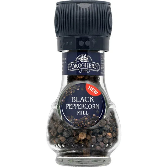 LA DROGHERIA & Black Peppercorn Mill 45g
