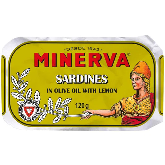 MINERVA Sardines in Olive Oil & Lemon 120g