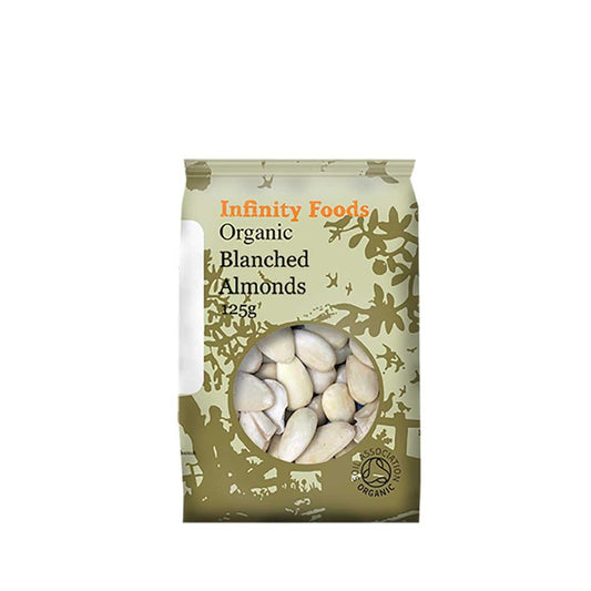 INFINITY Blanched Almonds 125g