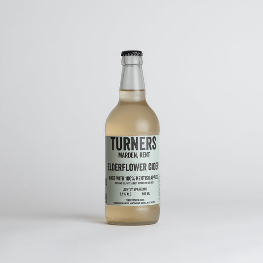TURNERS Elderflower Sparkling Cider 500ml