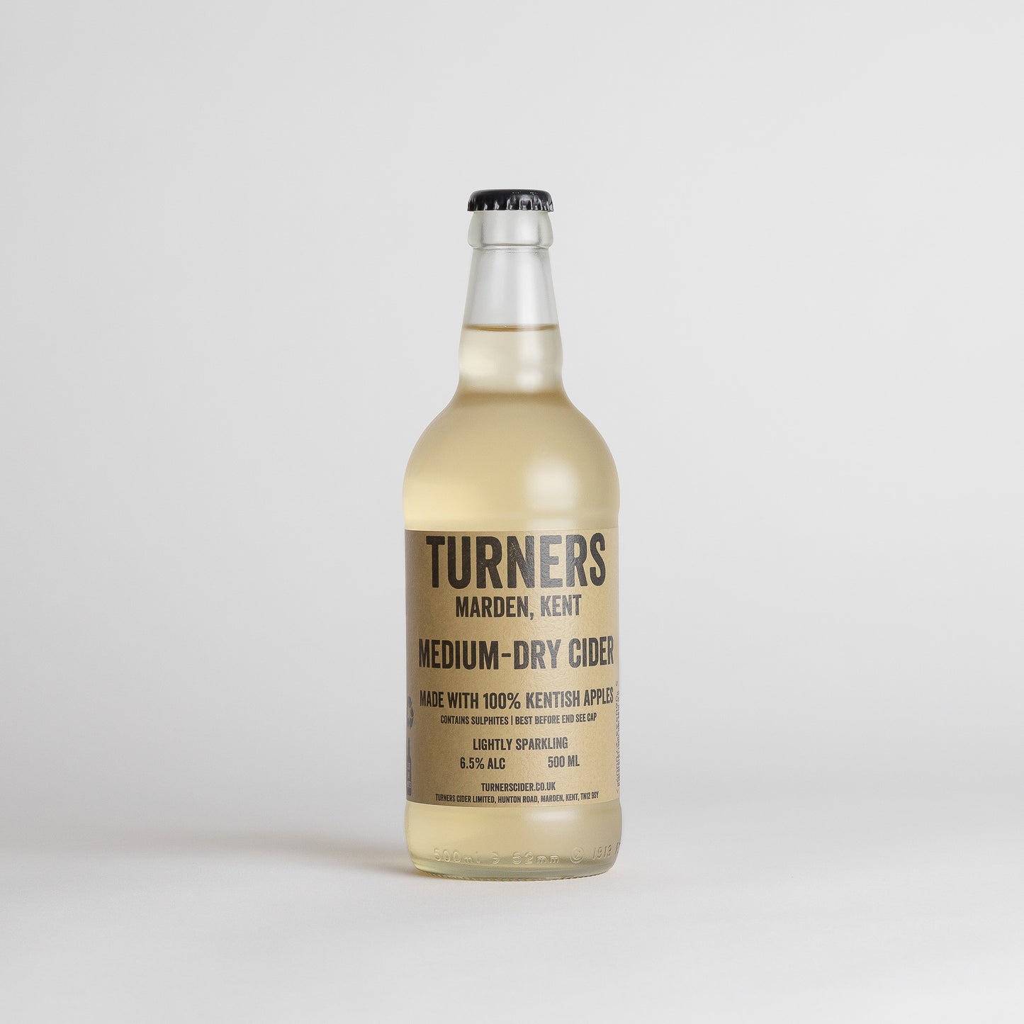 TURNERS Medium Dry Sparkling Cider 500ml