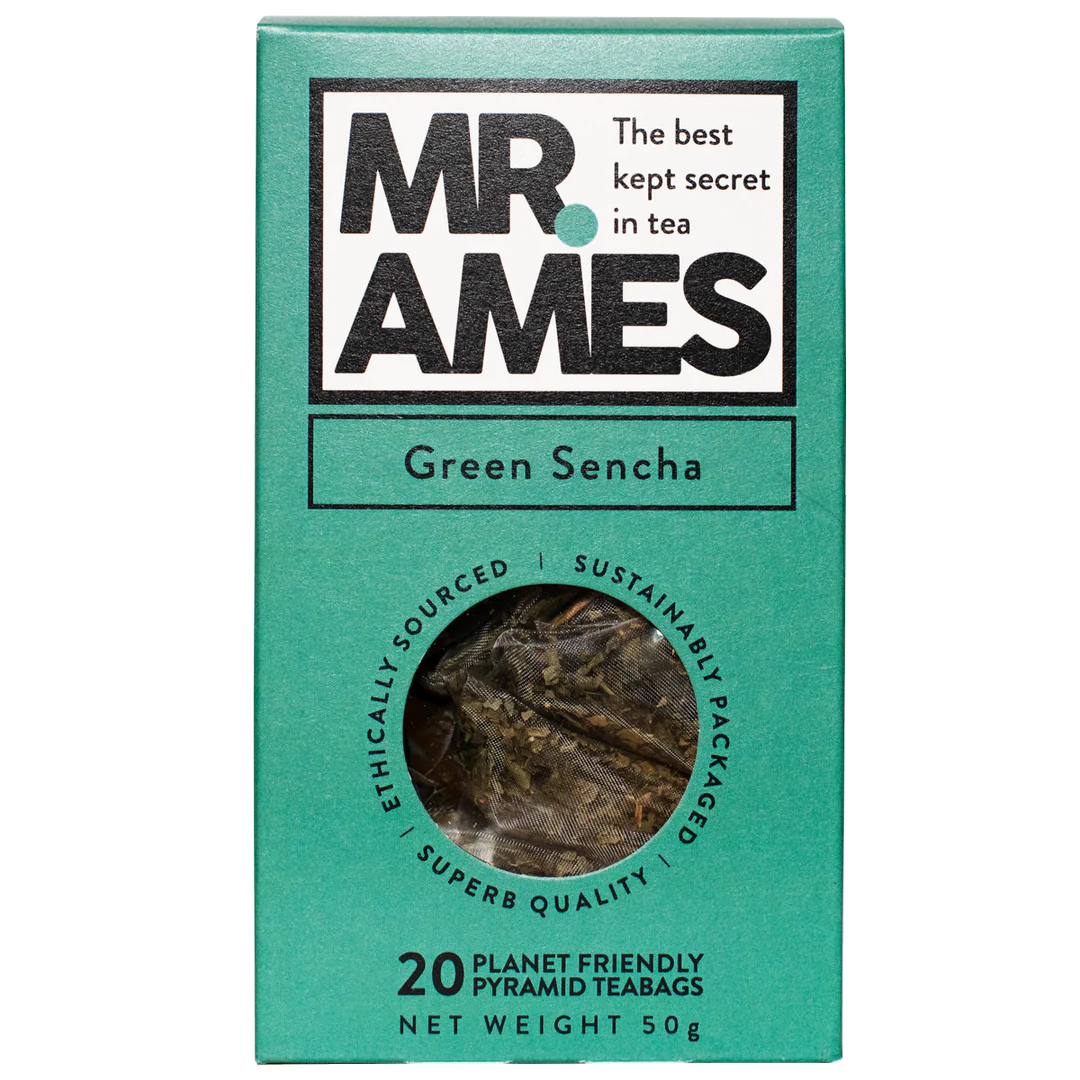 MR AMES Green Sencha Pyramids (20)