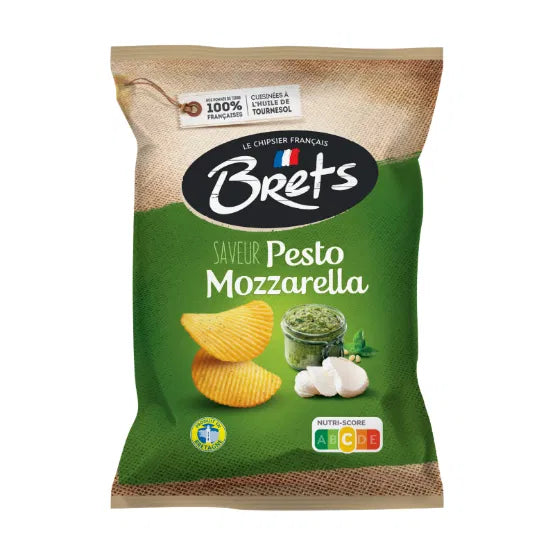 BRETS Pesto Mozzarella Potato Crisp 125g