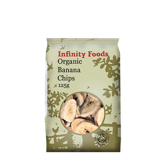 INFINITY Organic Banana Chips 125g