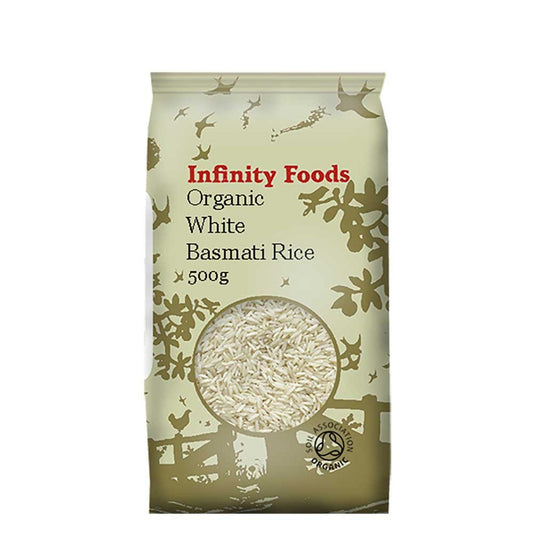 INFINITY Organic White Basmati Rice 500g