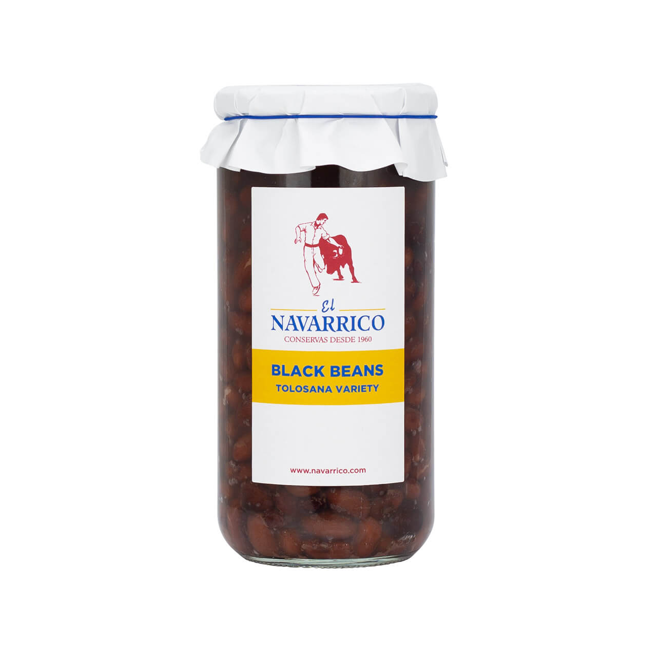 NAVARRICO black beans jar 700g
