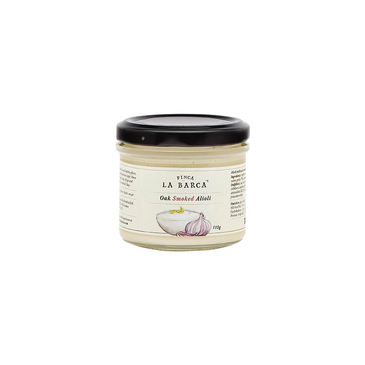 FINCA LA BARCA Oak Smoked Alioli Jar 115g
