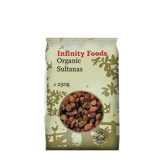 INFINITY Organic Sultanas 250g