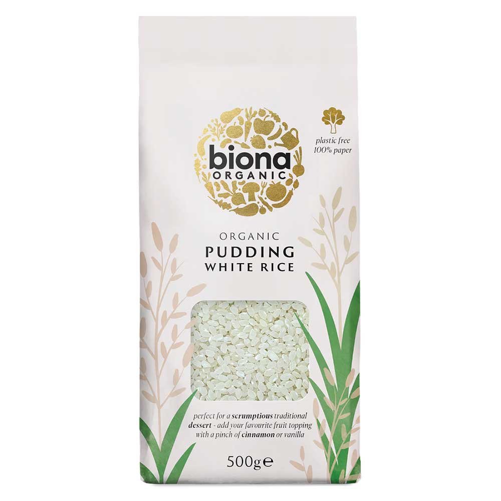 BIONA Organic White Pudding Rice 500g