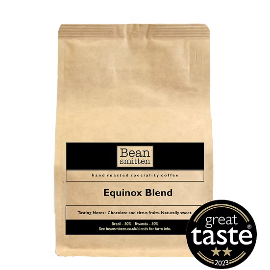 BEAN SMITTEN Equinox Blend Coffee Beans | Light-Medium Roast 250g