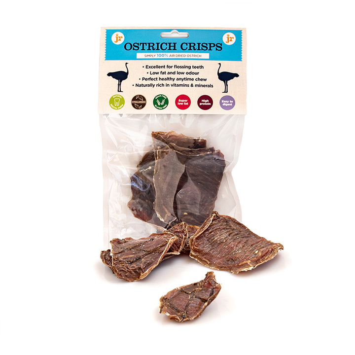JR PET Ostrich Crisp 60g