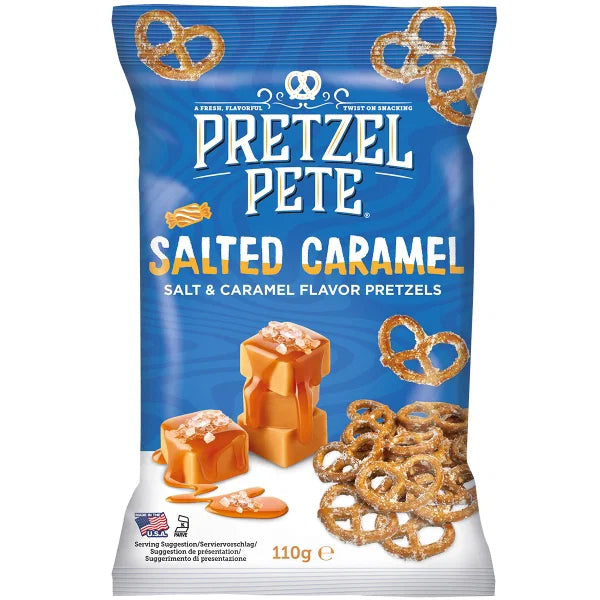 PRETZEL PETE Salted Caramel Pretzels 110g