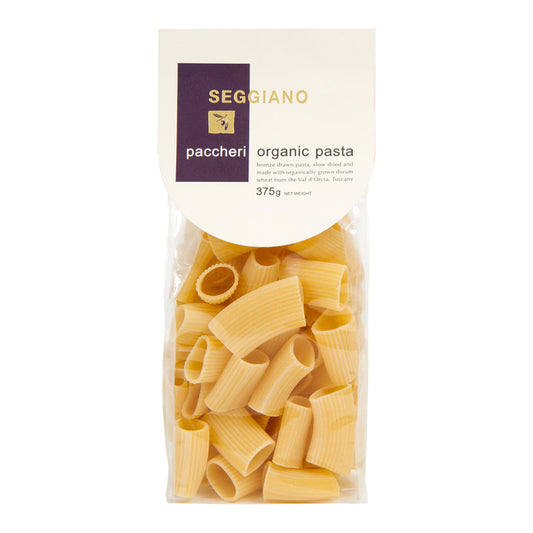 SEGGIANO Organic Paccheri Pasta 375g