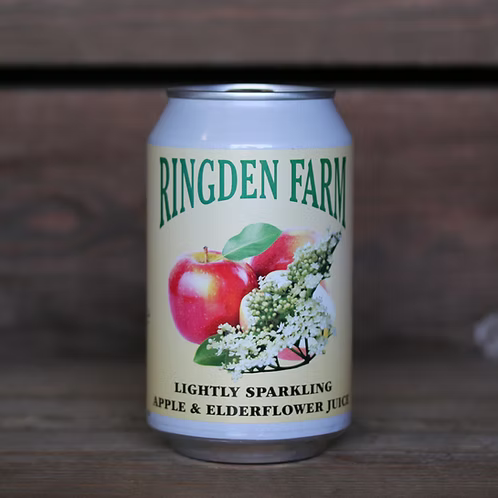 RINGDEN FARM Sparkling Apple & Elderflower Can 330ml