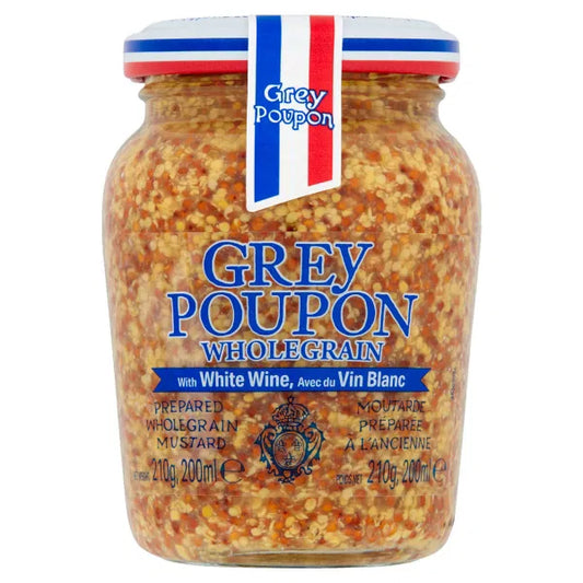 GREY POUPON Wholegrain Mustard 210g
