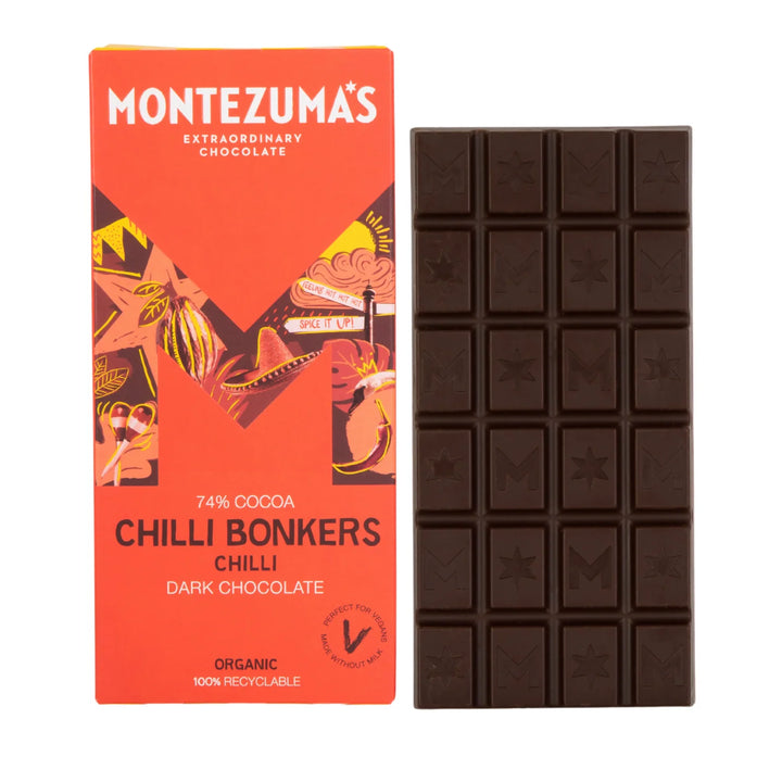 MONTEZUMAS Chilli Bonkers Dark Chocolate with Chilli 90g