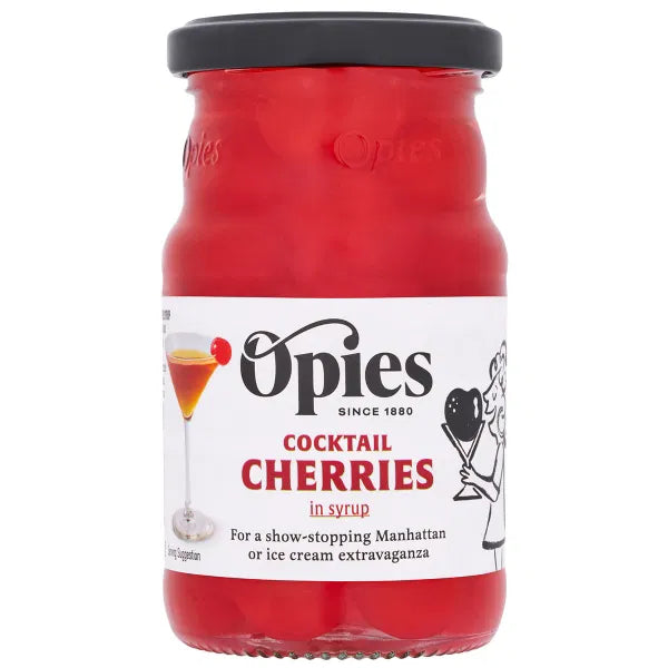OPIES Cocktail Cherries Red Maraschino 225g