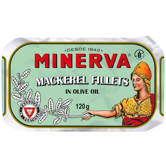 MINERVA Mackerel Fillets in Olive Oil 120g