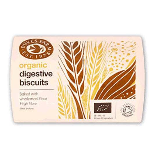 DOVES FARM Organic Wholemeal Digestive Biscuits 200g