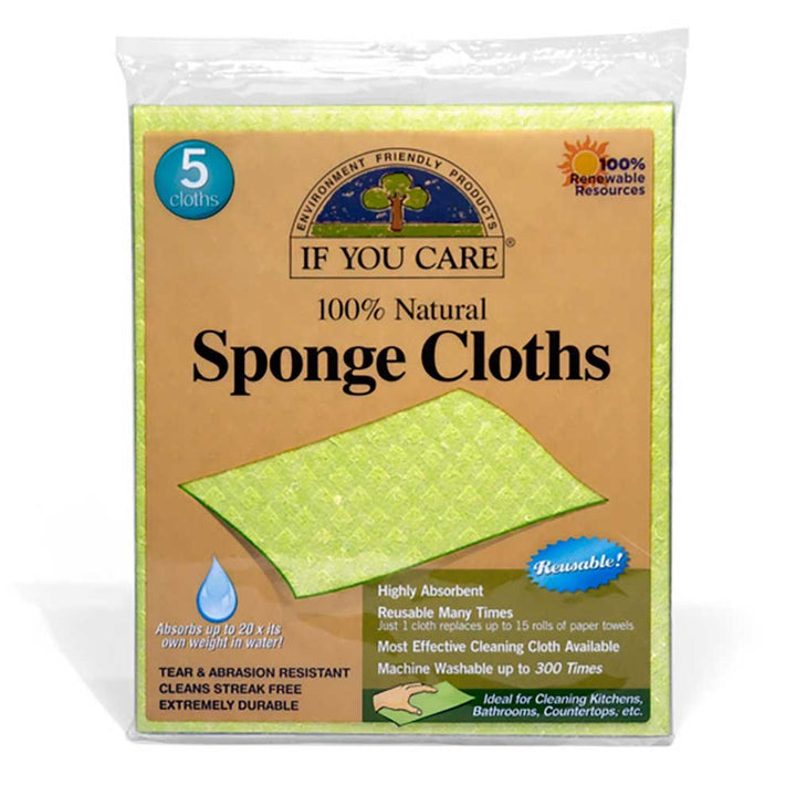 IF YOU CARE Sponge Cloths 5 pack