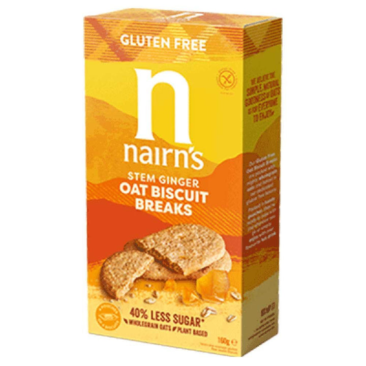 NAIRNS Biscuit Breaks oat & Stem Ginger 160g