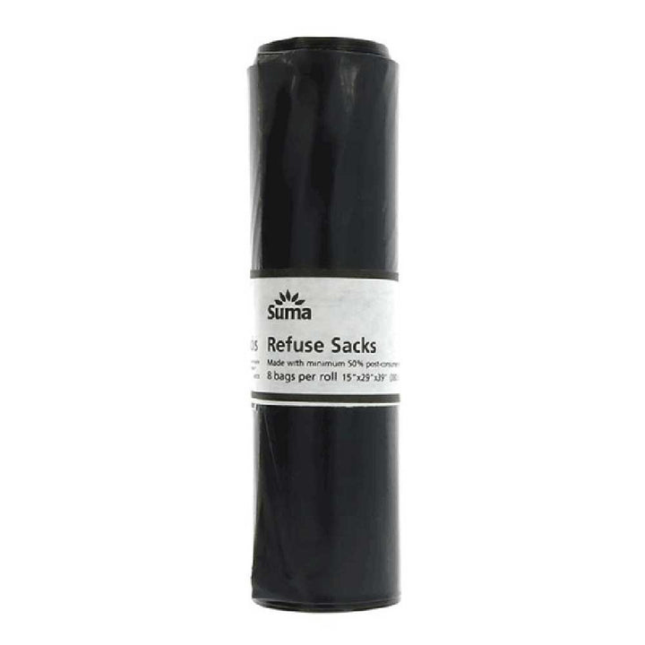 ECOLEAF Black Refuse Sacks 110 litre (8)