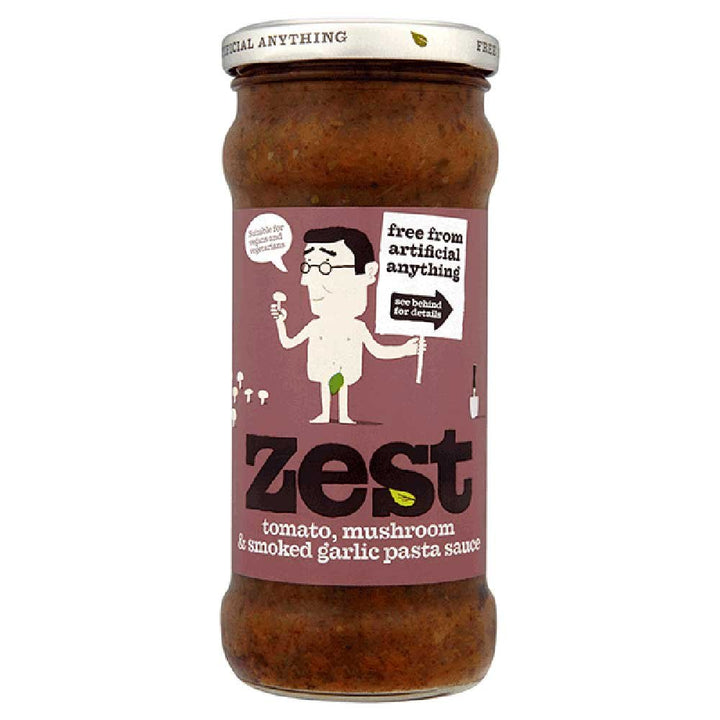 ZEST Tom, Mushroom, Smoke Garlic Pasta Sauce 340g
