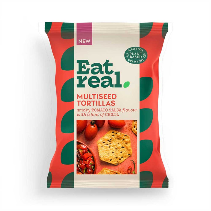 EAT REAL Tomato Salsa Multiseed Tortillas 160g