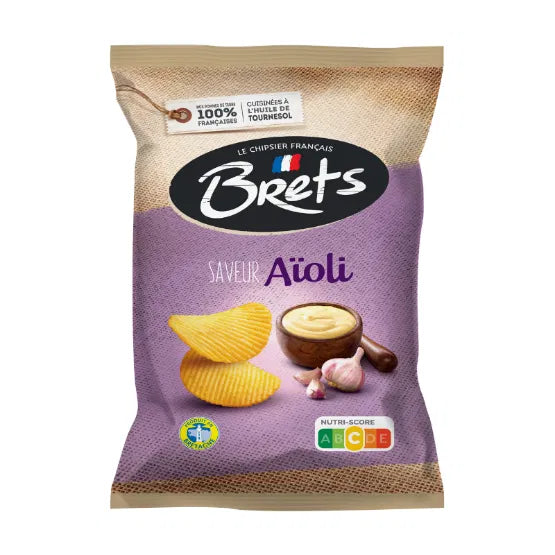 BRETS Aioli Potato Crisp 125g