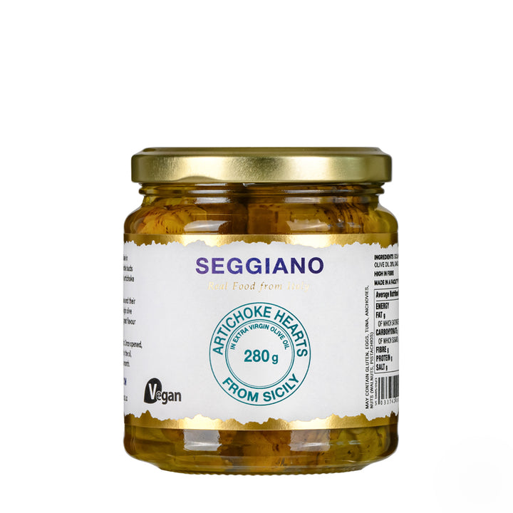 SEGGIANO Sicilian Artichoke Hearts in Extra Virgin