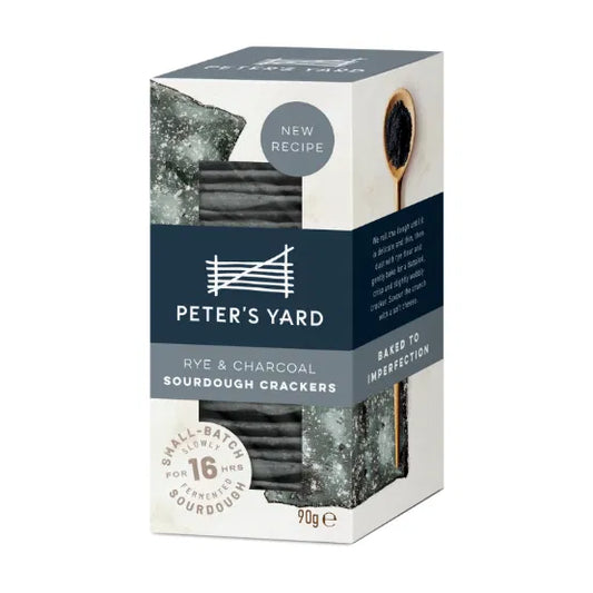PETER`S YARD Artisan Sourdough Charcoal & Rye Cracker 90g