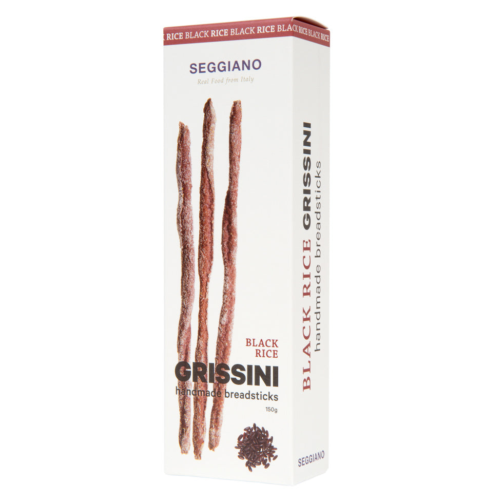 SEGGIANO Black Rice Grissini Breadstick 150g