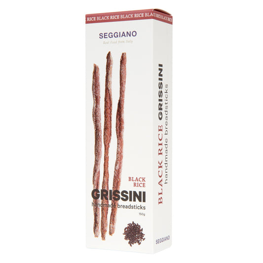 SEGGIANO Black Rice Grissini Breadstick 150g