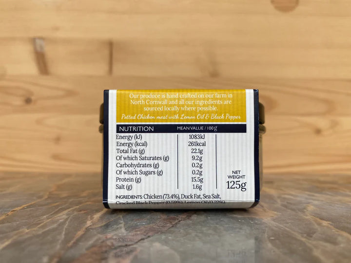 CORNISH CHARCUTERIE Chicken Rillette with Lemon 110g