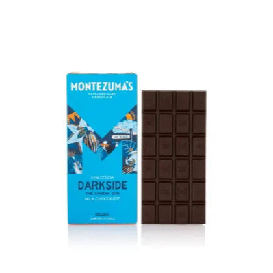 MONTEZUMAS Dark side 54% Milk Chocolate Bar 90g