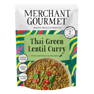 MERCHANT GOURMET Thai Green Lentil Curry with Lemongrass & Thai Basil