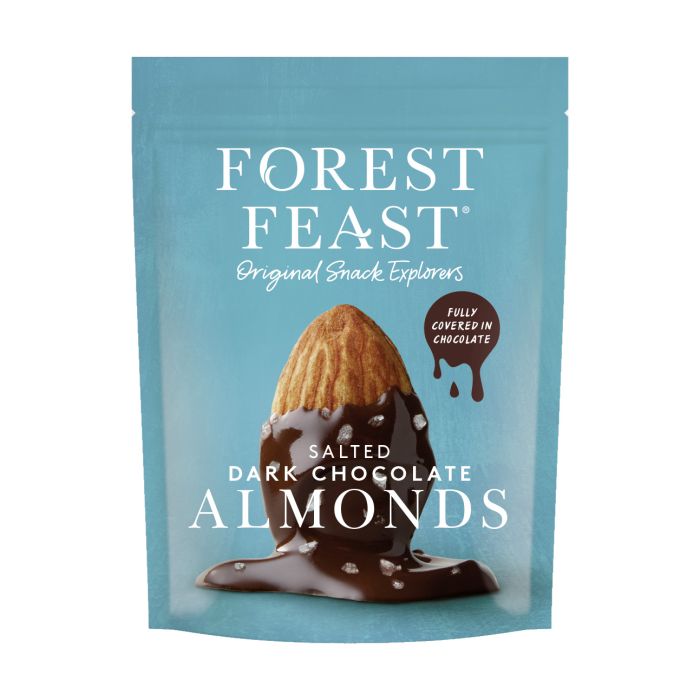 FOREST FEAST - Salted Dark Chocolate Almonds 120g