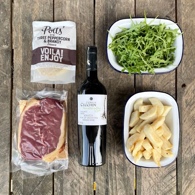 The Steak and Wine Box for Two