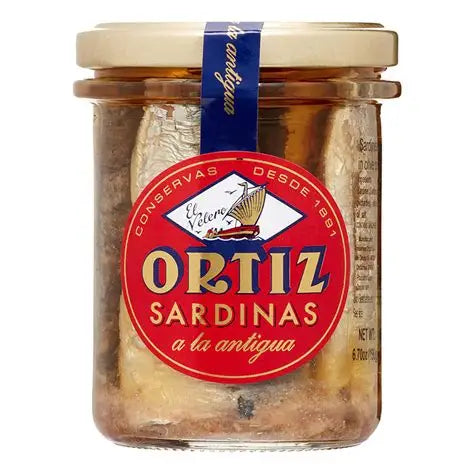ORTIZ Sardines a la antigua in Olive Oil 190g Jar