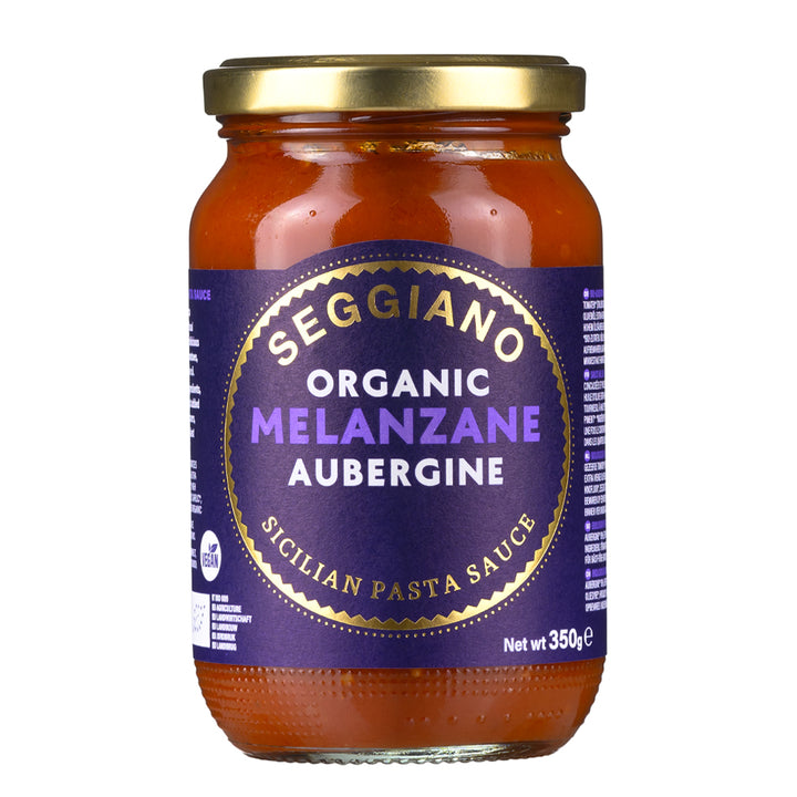 SEGGIANO Organic Aubergine Pasta Sauce