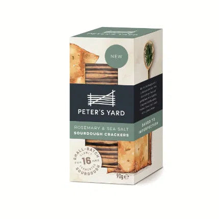 PETER`S YARD Artisan Sourdough Rosemary Crackers 90g