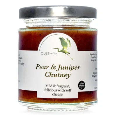 OUSE VALLEY Pear & Juniper Chutney 215g