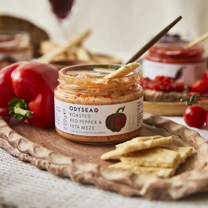 ODYSEA Red Pepper & Feta Meze 220g