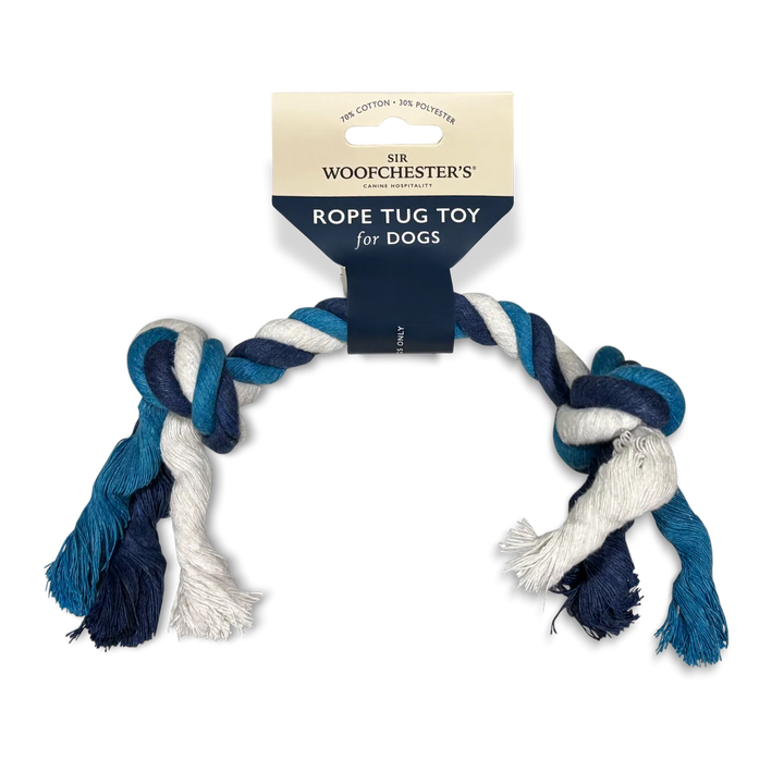 WOOFCHESTER Rope Tug Toy for Dogs