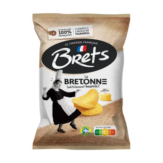 BRETS Salty Butter Potato Crisp 125g