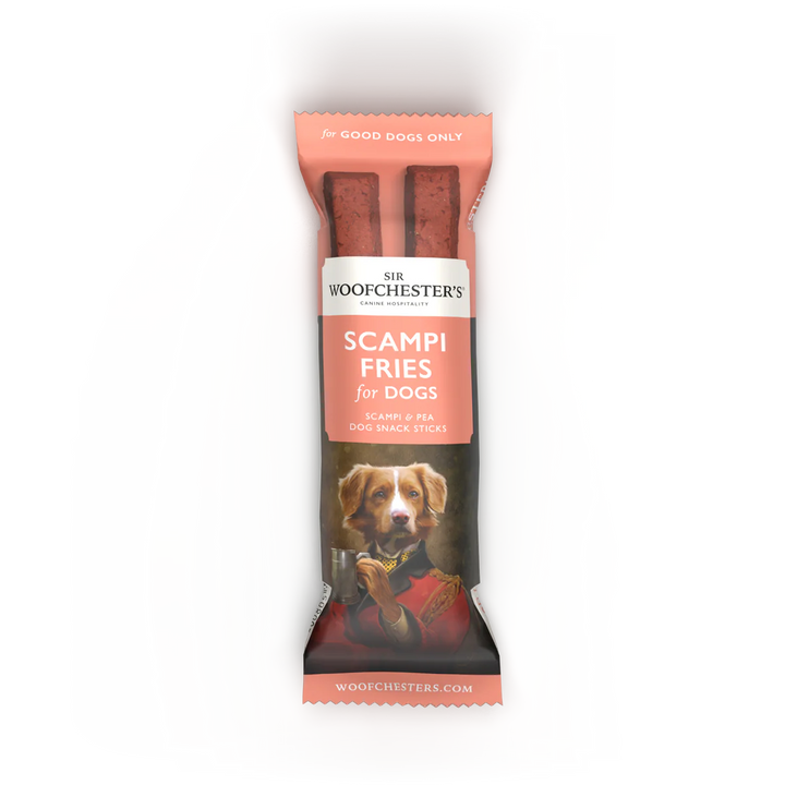 WOOFCHESTER Scampi Fries Snack for Dogs 32g