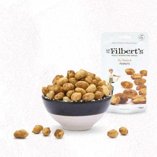 MR FILBERTS Dry Roasted Peanuts 100g
