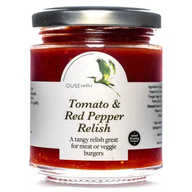 OUSE VALLEY Tomato & Red Pepper Relish 200g