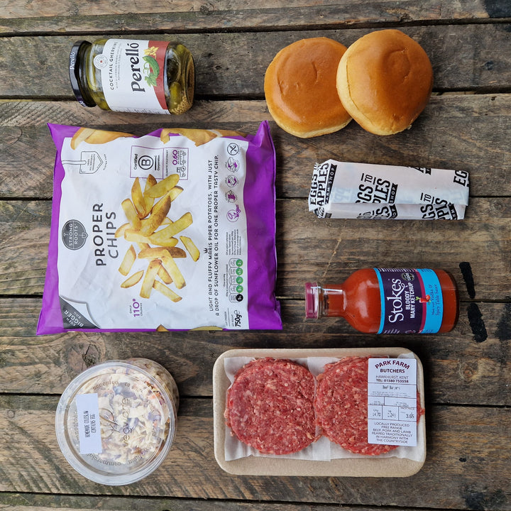 The Classic Burger Box for Two