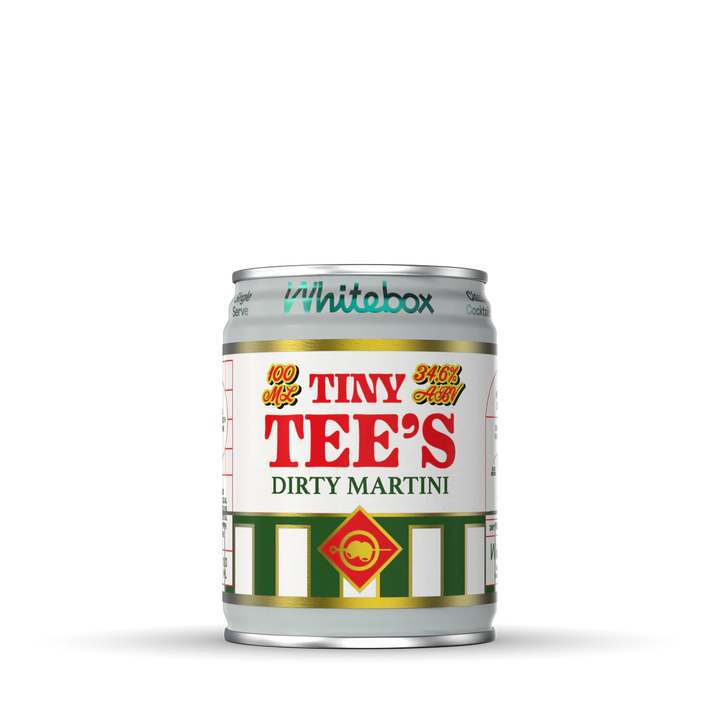 WHITEBOX COCKTAILS  Tiny Tee`s Dirty Martini 100ml 34.6% Alc.